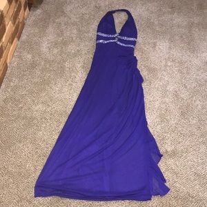 Long purple dress